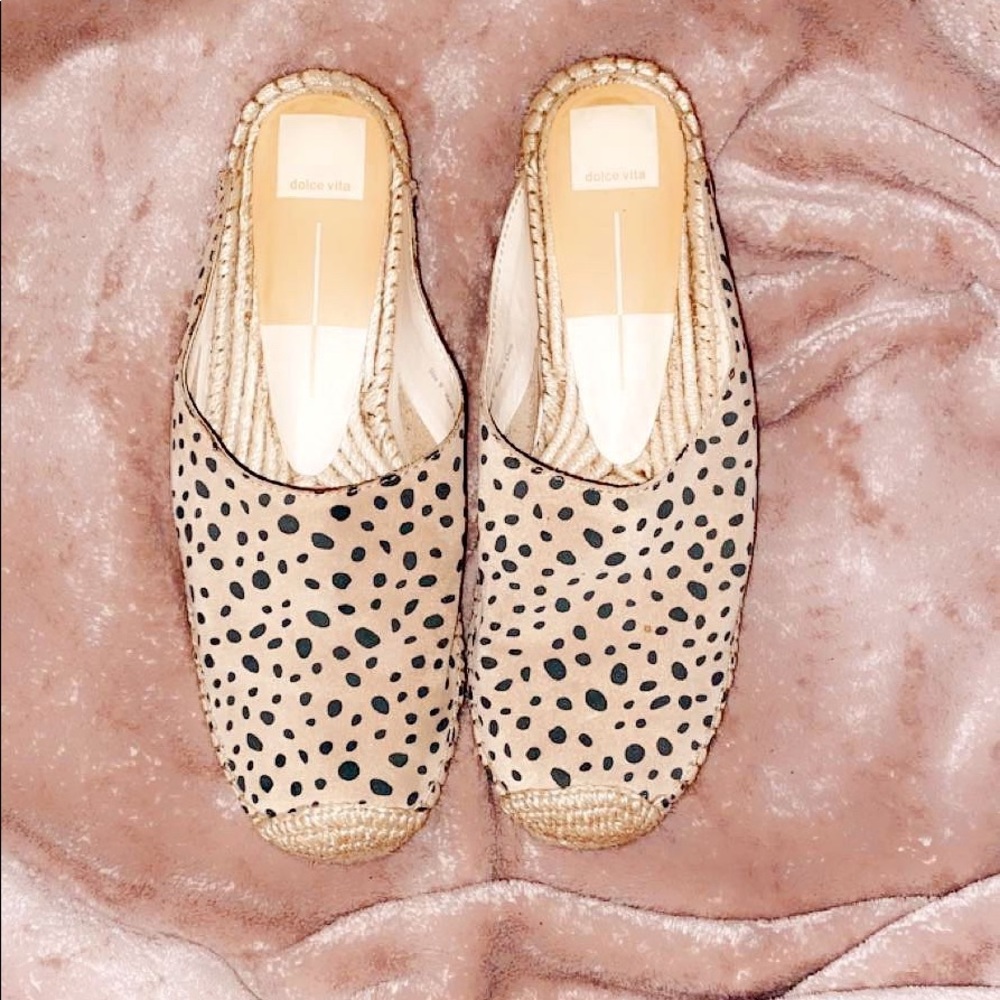 Dolce vita cheetah mules